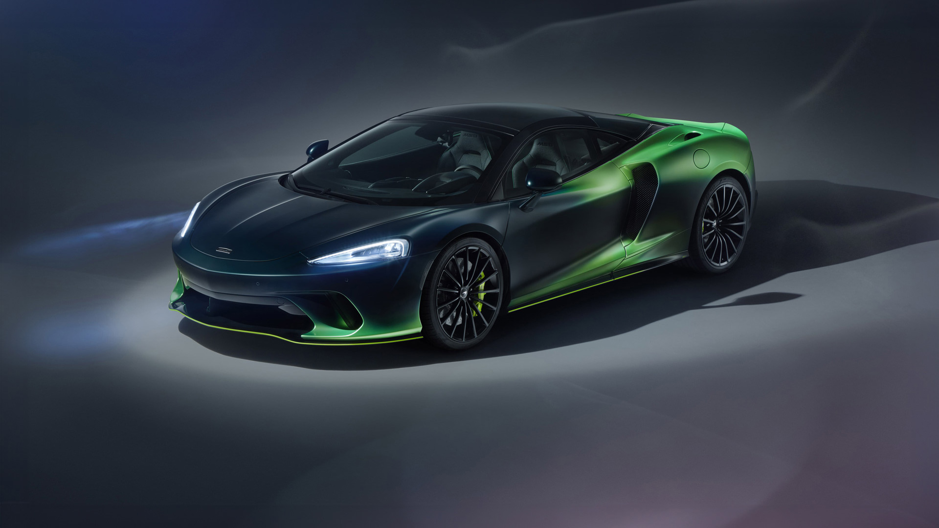 Front drivers side view of MSO Verdant Theme GT. 